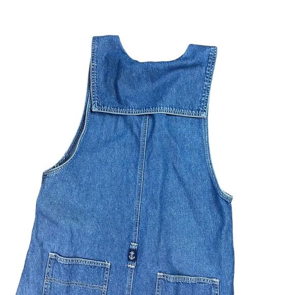 Vintage Y2K Denim Sailor Overall Dress Just Blu Size Small - Picture 4 of 7